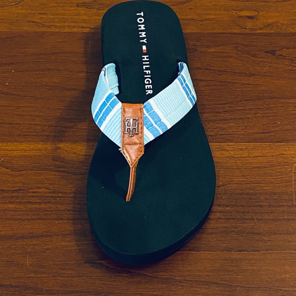 🌟HP🌟Tommy Hilfiger Miami Prep Canvas Flip Flop - Picture 3 of 7